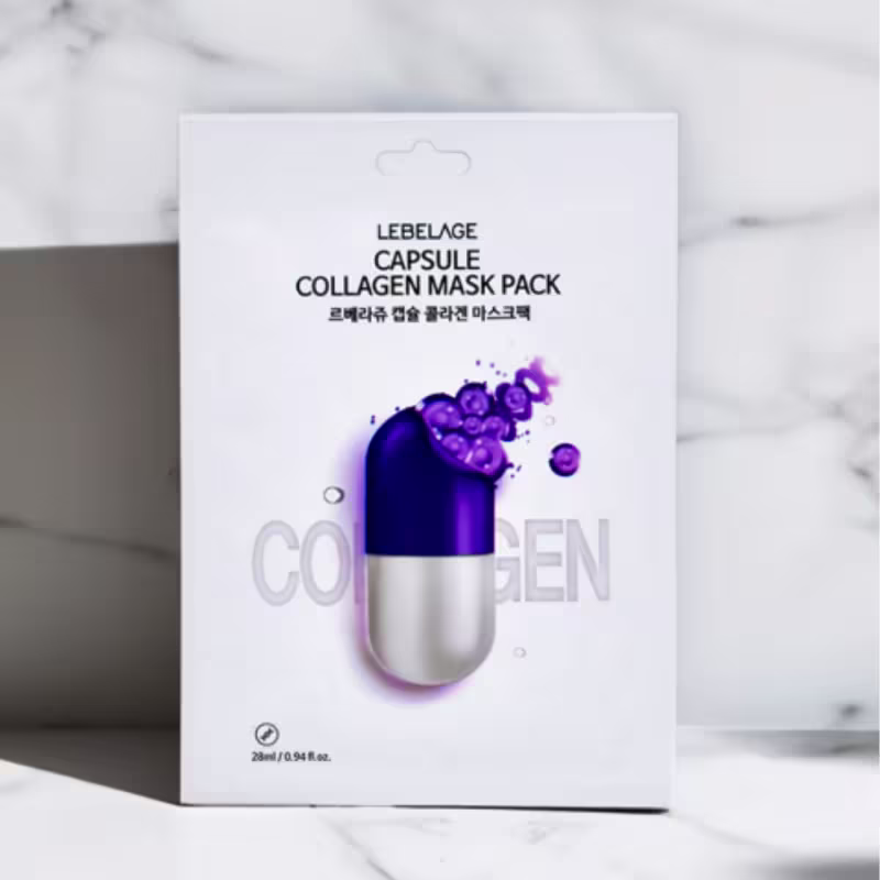 Lebelage Máscara Premium de Hidratação de Cápsula de Colágeno 28ml