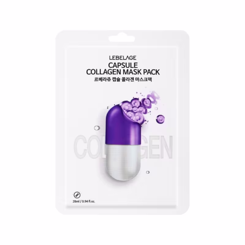 Lebelage Máscara Premium de Hidratação de Cápsula de Colágeno 28ml