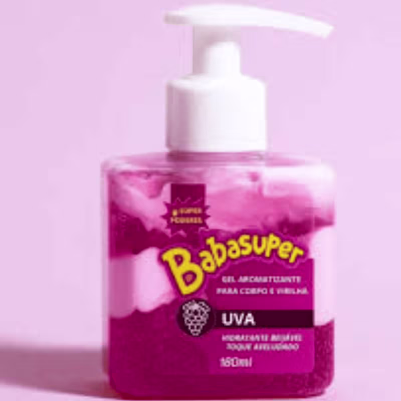 Gel Aromatizante Uva 180 ml Babasuper SP Poderes – Aroma Doce e Sensação Refrescante