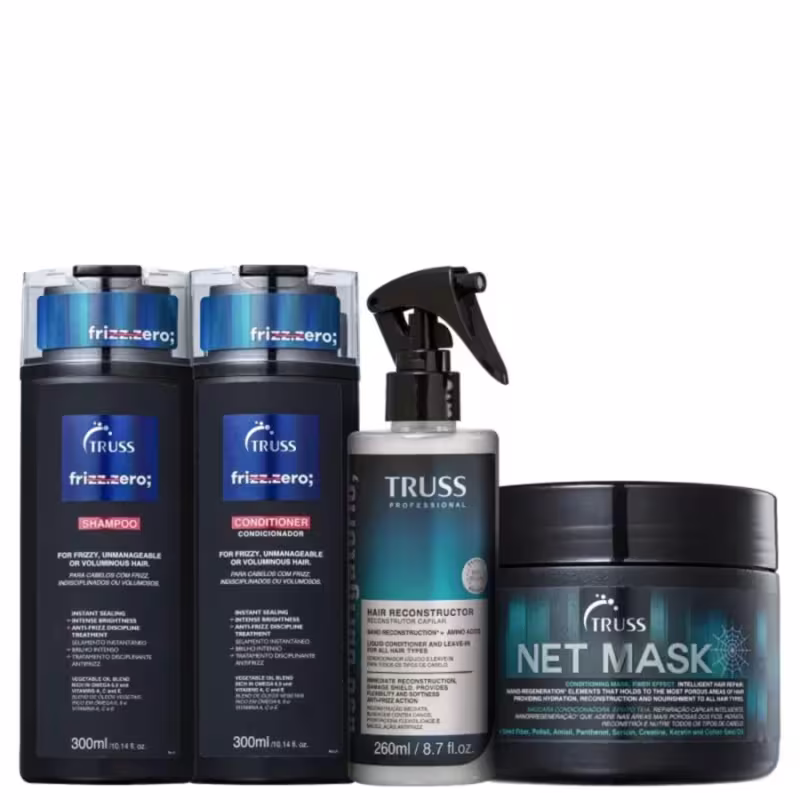 Kit Truss Frizz Zero Tratamento (4 Produtos)