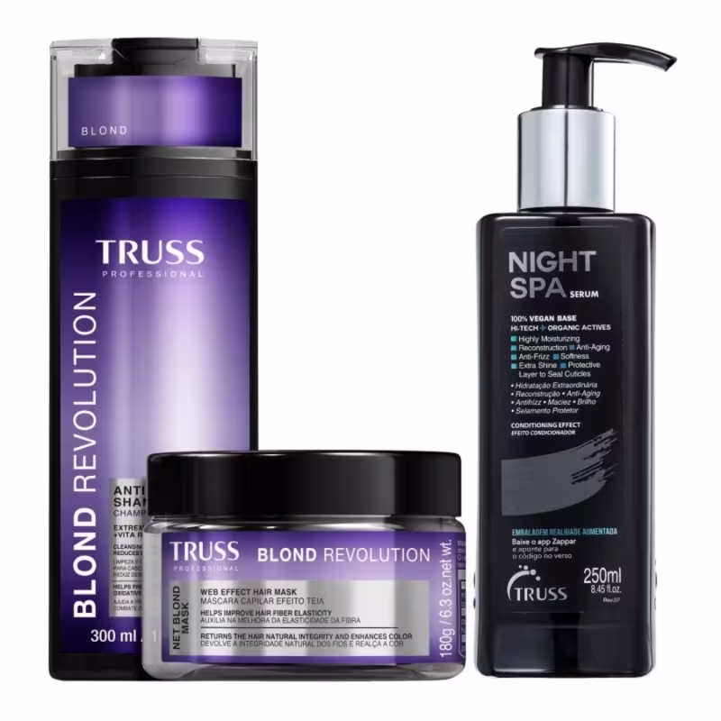 Kit Truss Blond Revolution + Night Spa 250ml