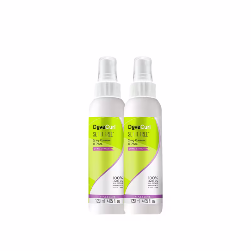 Kit Deva Curl Set It Free Spray Anti-Frizz (2 Unidades)