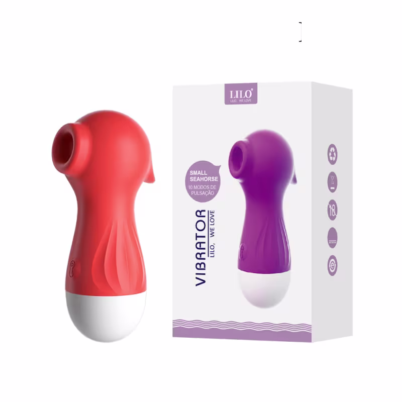 Sugador de Clitóris Sexy Import Lilo Vermelho, 1 produto.