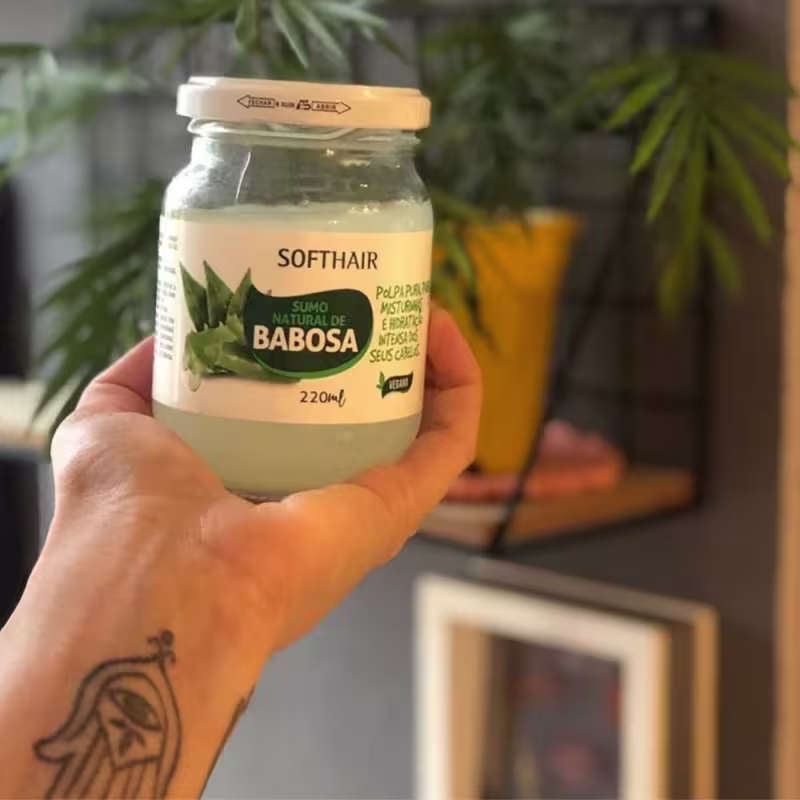 3 Tratamento De Aloe Vera Babosa Onde Comprar Sumo P/ Cabelo