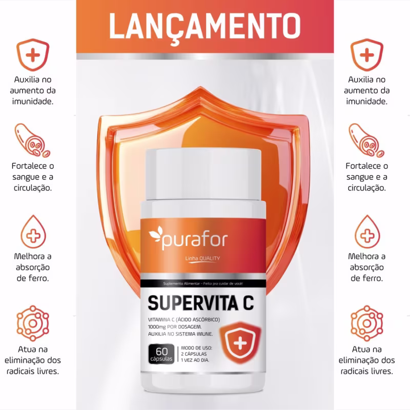 Kit Purafor Supervita C, 3 unidades.