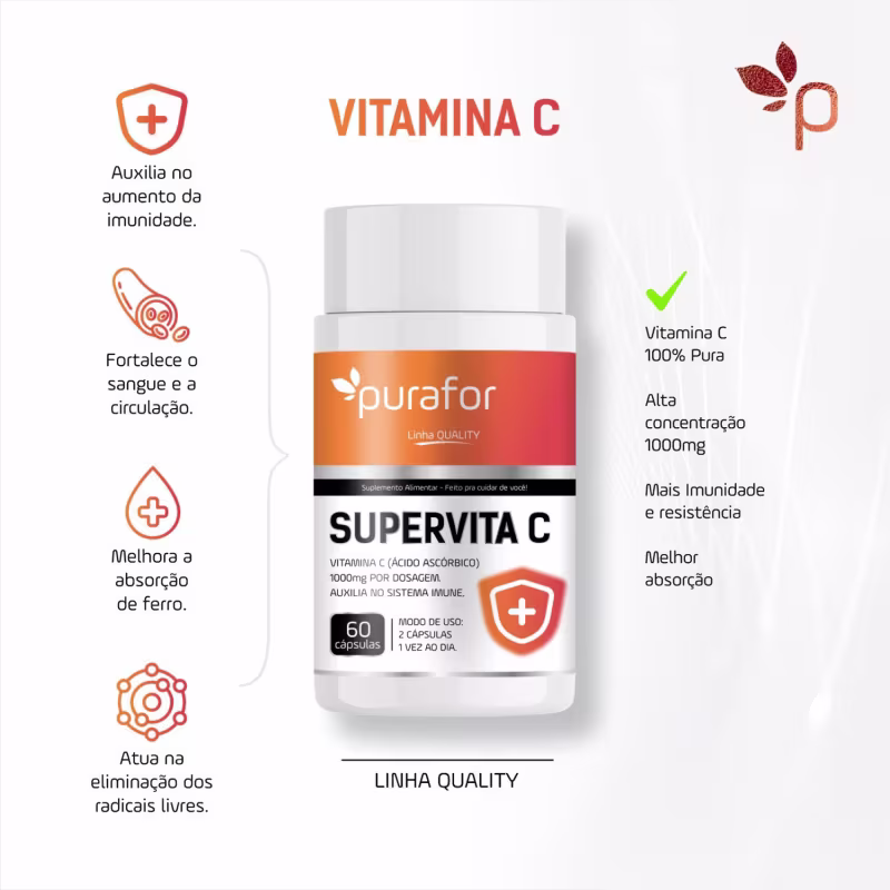 Kit Purafor Supervita C, 3 unidades.