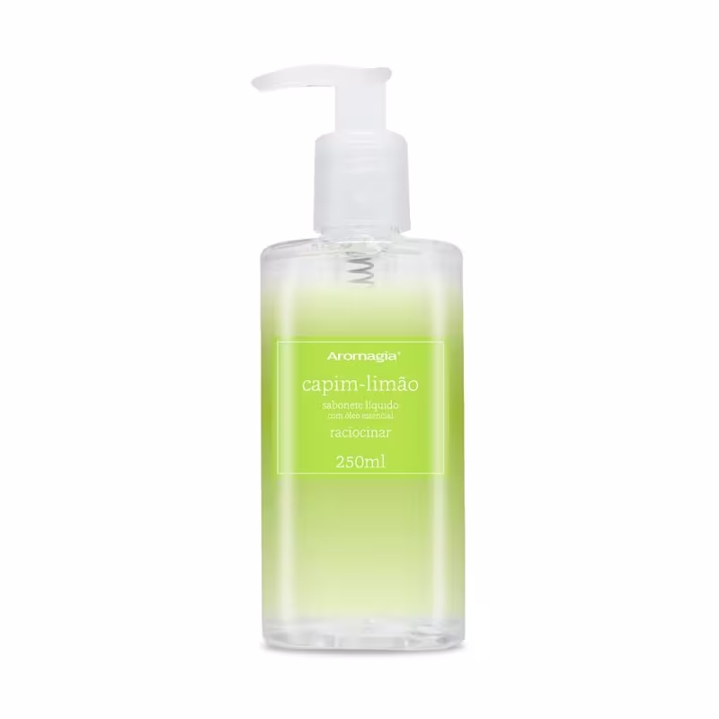 Sabonete Líquido Capim Limão Aromagia 250ml