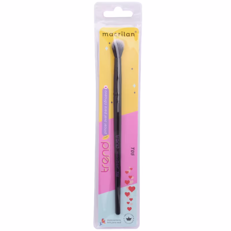 Pincel Oval Para Concavo Coleção Trend Macrilan - T05