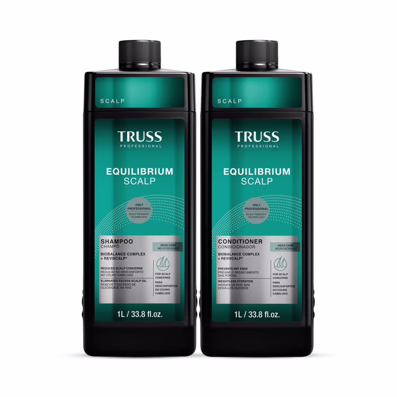 Kit TRUSS Equilibrium Scalp Salon Care, 2 produtos.