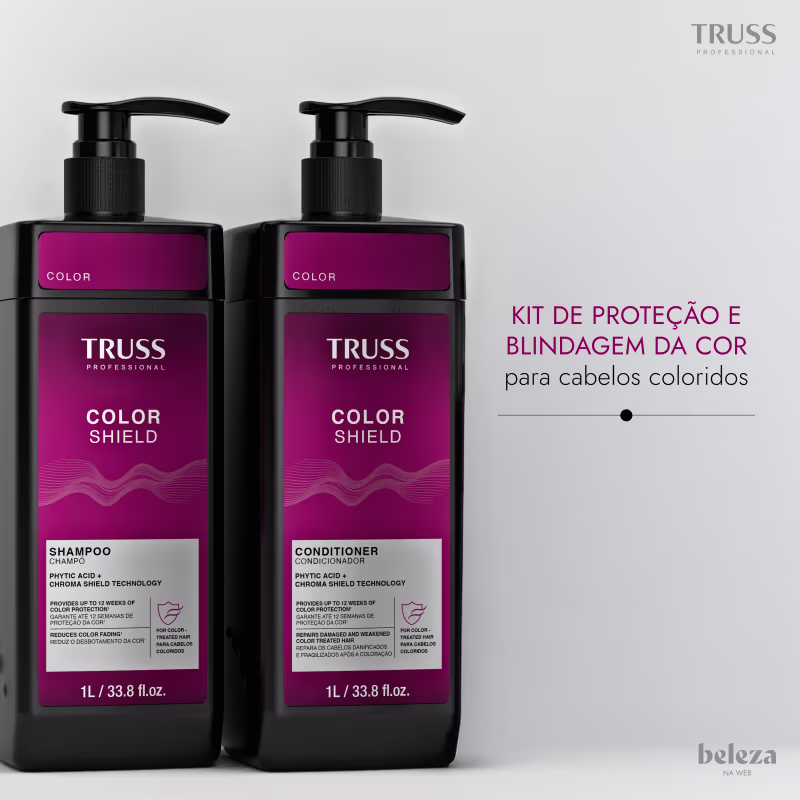 Kit TRUSS Color Shield - Shampoo 1L + Condicionador 1L
