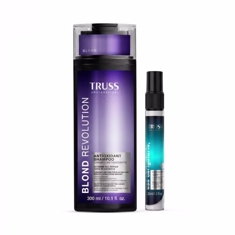 Combo Shampoo Blond Revolution 300ml + Spray Uso Obrigatório Travel Size 30ml