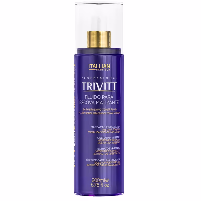 KIT SHAMPOO MATIZANTE 1 L HIDRATAÇÃO E FLUIDO MATIZANTE TRIVITT