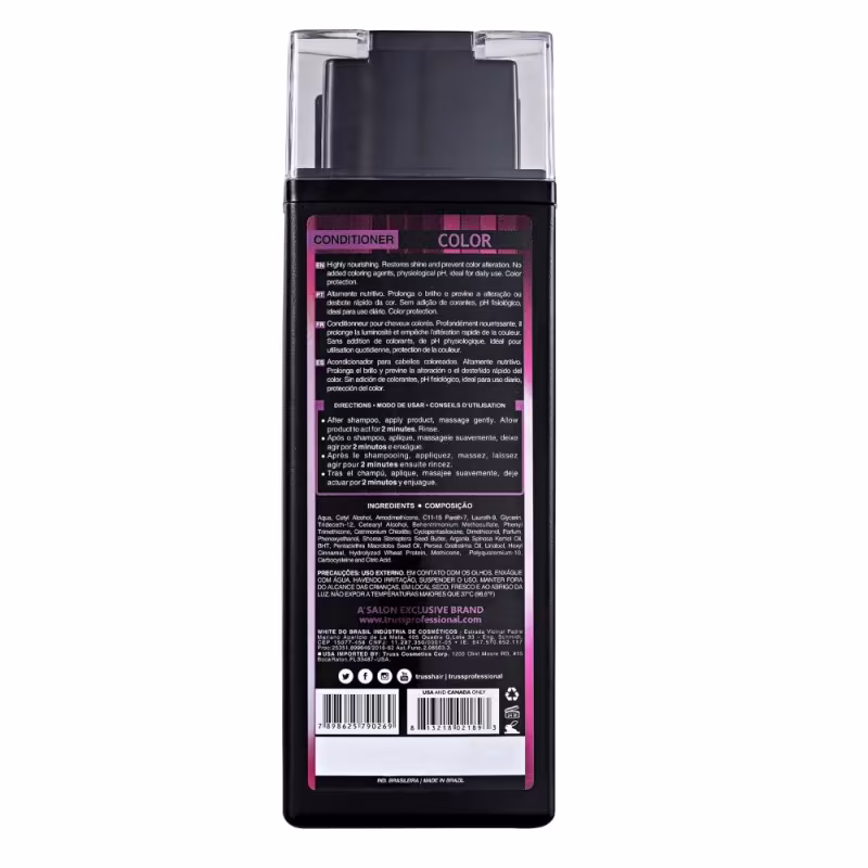 Kit Truss Color - Shampoo 300ml + Condicionador 300ml + Hair Protector 250ml + Máscara Specific 180g