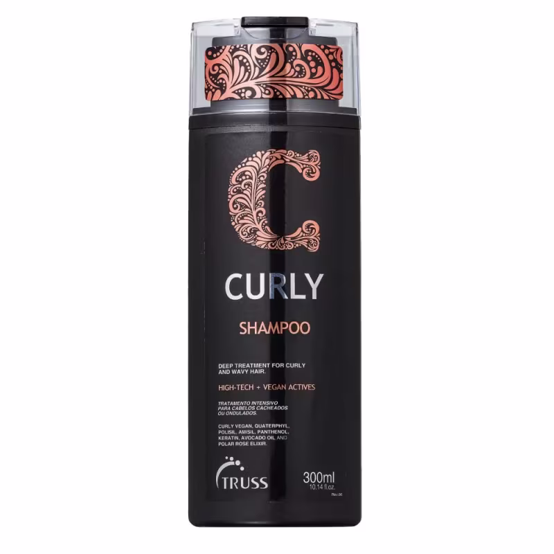 Kit Truss Curly - Shampoo 300ml + Condicionador 300ml + Leave-In Light 250ml + Night Spa 250ml  + Máscara Specific 180g