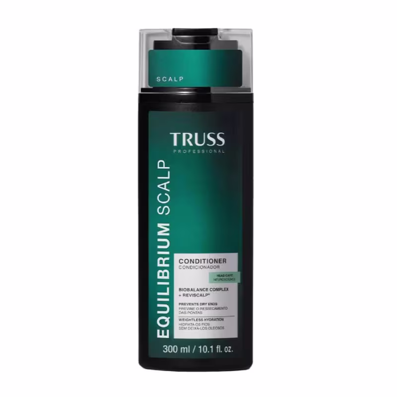 Kit Truss Equilibrium Scalp - Shampoo 300ml + Condicionador 300ml + Máscara 150g + Frizz Zero Máscara Líquida 260ml