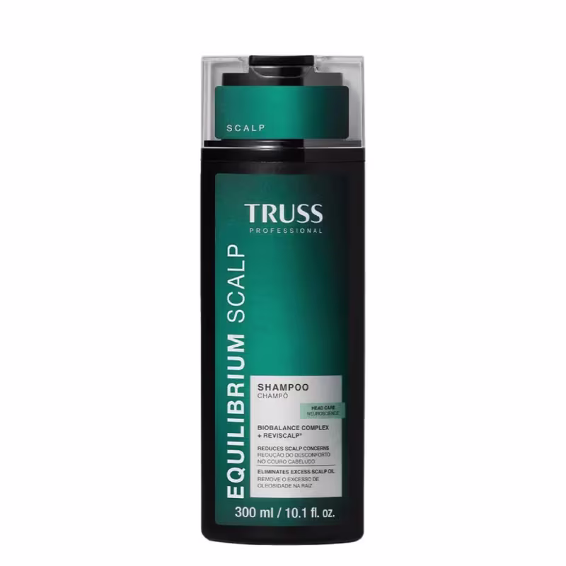 Kit Truss Equilibrium Scalp - Shampoo 300ml + Condicionador 300ml + Máscara 150g + Night SPA 250ml