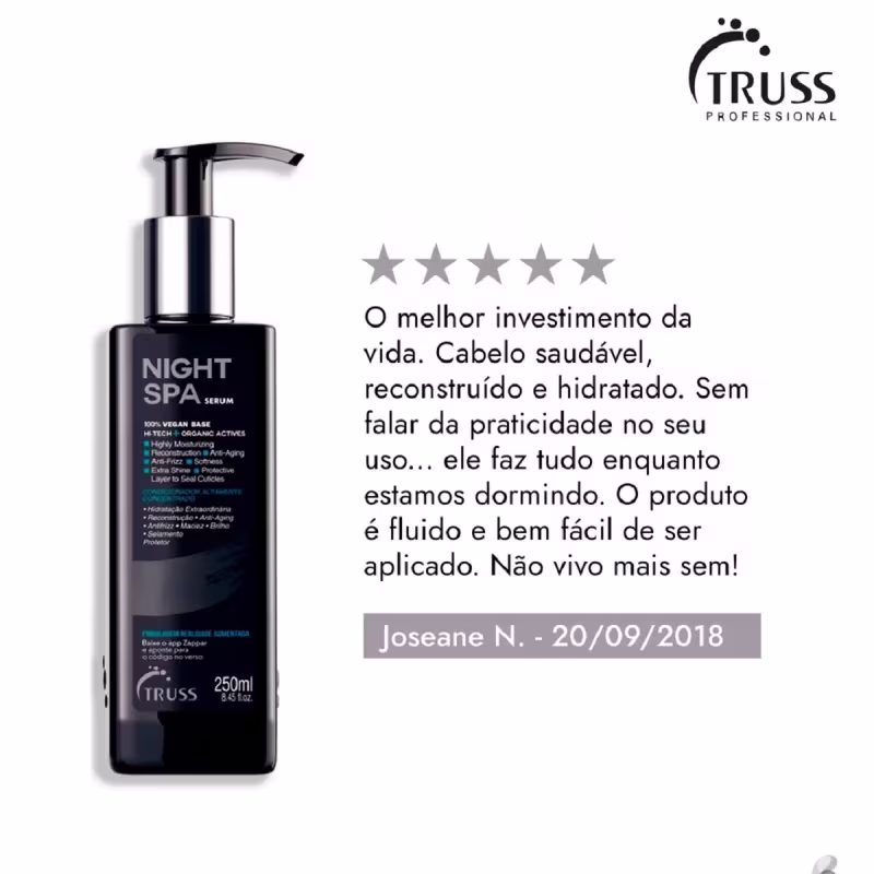 Kit Truss Equilibrium Scalp - Shampoo 300ml + Condicionador 300ml + Máscara 150g + Night SPA 250ml