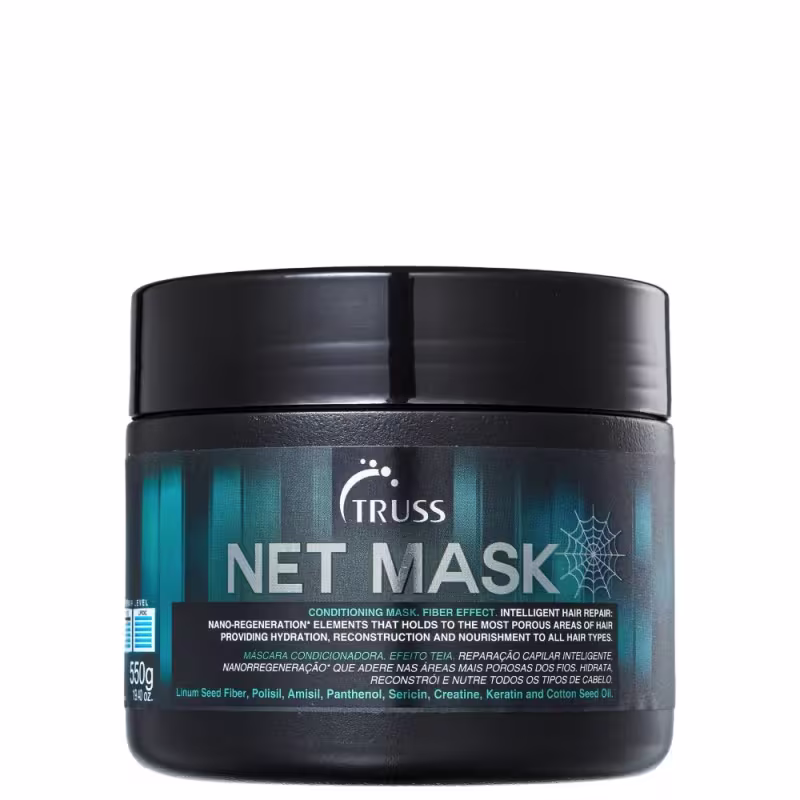 Kit Truss Frizz Zero - Shampoo 300ml + Condicionador 300ml + Net Mask 550g