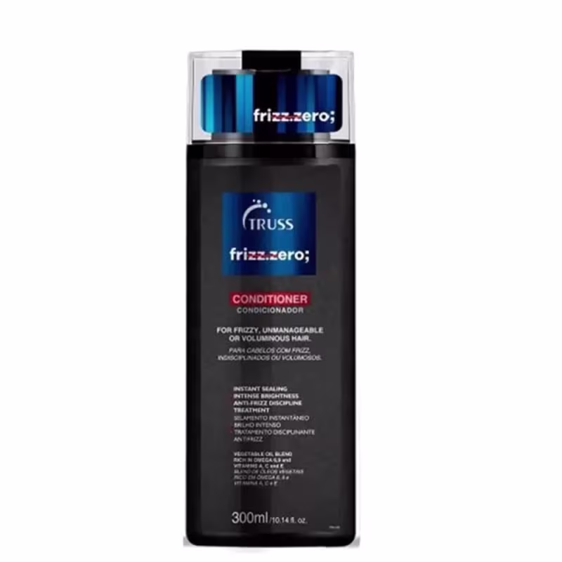 Kit Truss Frizz Zero - Shampoo 300ml + Condicionador 300ml + Uso Obrigatório Spray 260ml