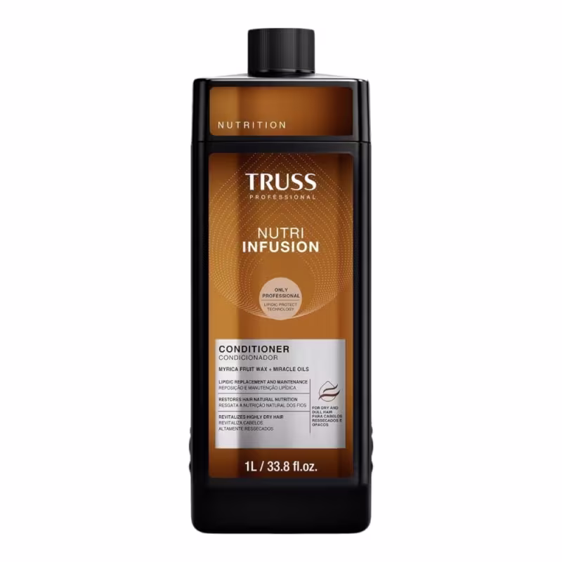Kit Truss Nutri Infusion - Shampoo 1L + Condicionador 1L + Óleo 60ml + Válvula Pump