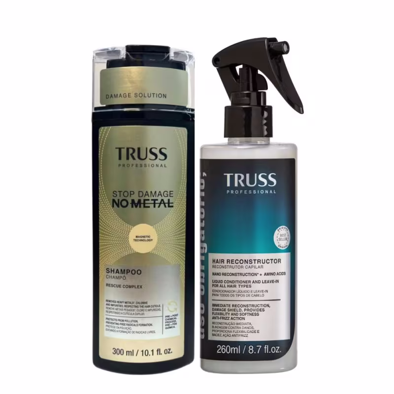 Kit Truss No Metal - Shampoo 300ml + Uso Obrigatório 260ml