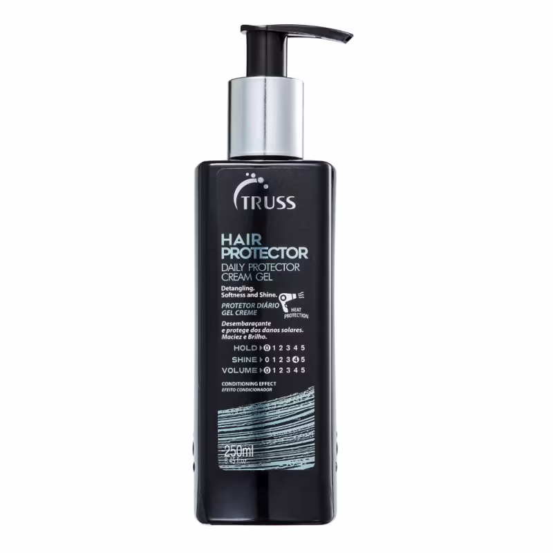Kit Truss Stop Damage No Metal - Shampoo 300ml + Máscara 180g + Uso Obrigatório 260ml + Protector 250ml
