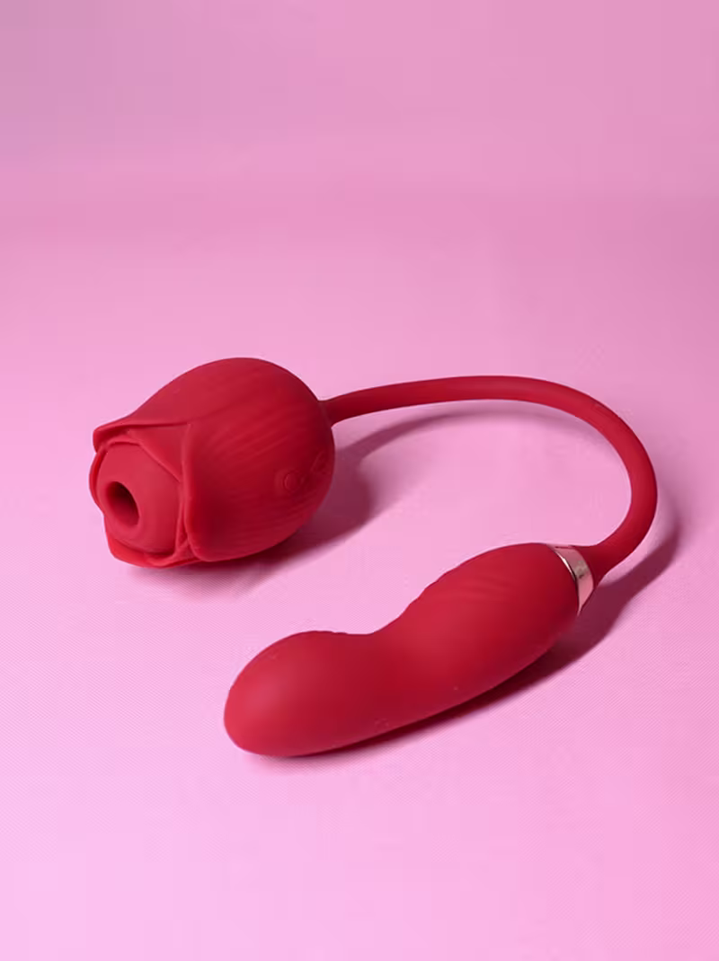 Sugador e Vibrador Finger Sweet Curadoria Désir  - Magenta