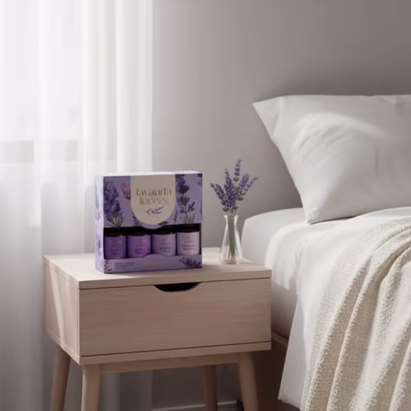 Kit 4 Essências Aromatizantes Lavanda Lovers Via Aroma 10ml