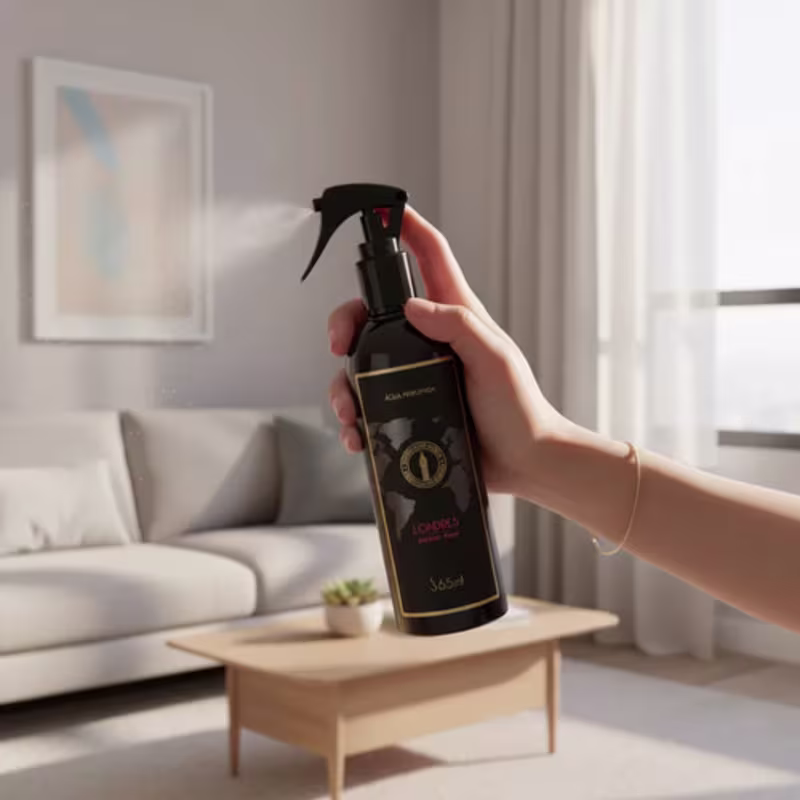 Água Perfumada Londres Jasmim Real Linha Mundo Via Aroma - 365ml