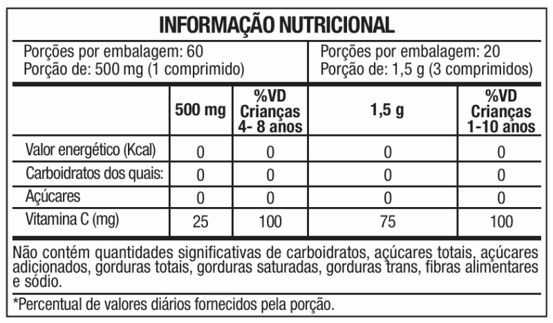 Vitamina C Infantil Minha Laranjinha - Ácido Ascórbico Kids 60 Comprimidos Sabor Laranja - Nutrione