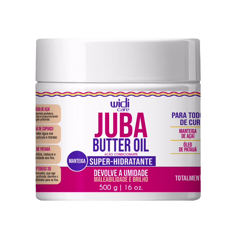 Máscara Capilar Widi Care Juba Butter Oil Ação Condicionante, 500g.