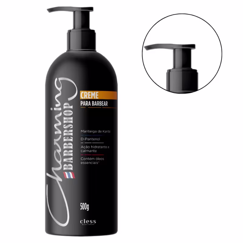 CREME PARA BARBEAR BARBERSHOP CHARMING 500G