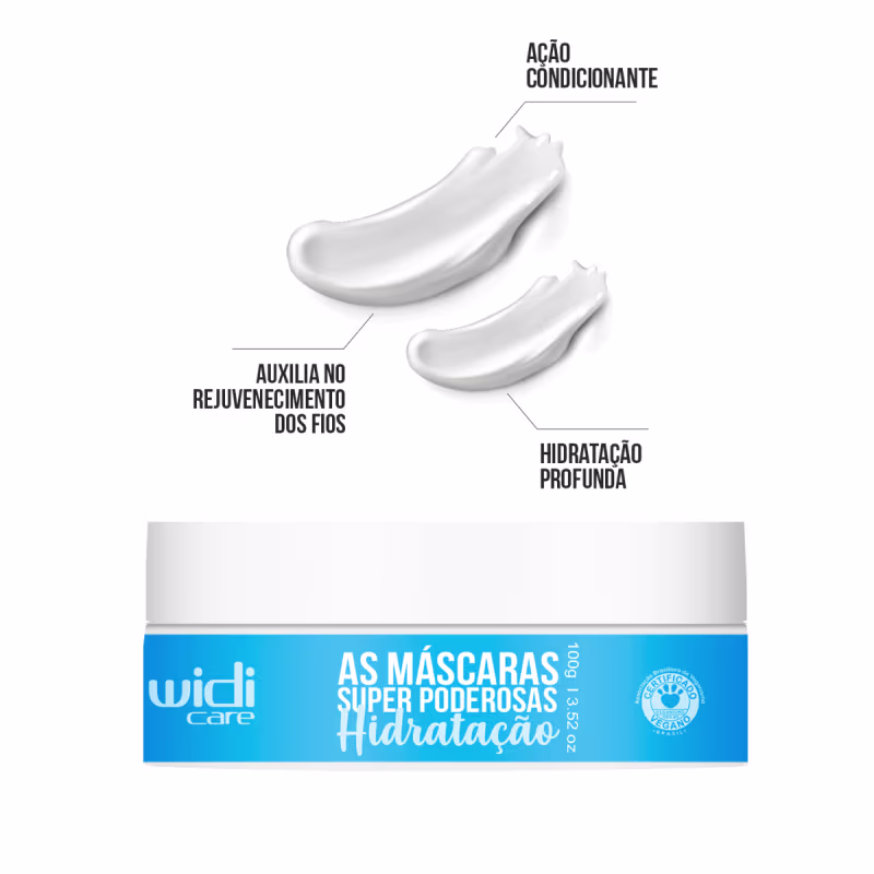 Kit Widi Care As Máscaras Super Poderosas Trio, 3 produtos.