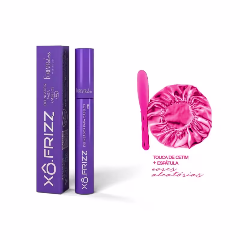 Frizz Control AntiFrizz Xô Frizz Forever Liss+Touca/Espátula