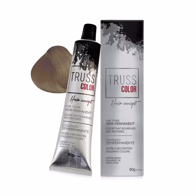 Coloração Semipermanente Truss Color Louro Médio Acinzentado 7.1 60g