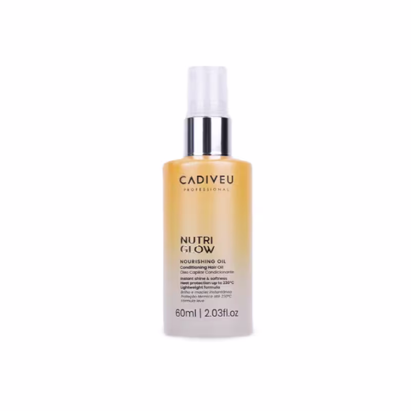 Kit Cadiveu Professional Nutri Glow - Shampoo & Condicionador 250ml + Fluído 215ml + Nutri Oil 60ml