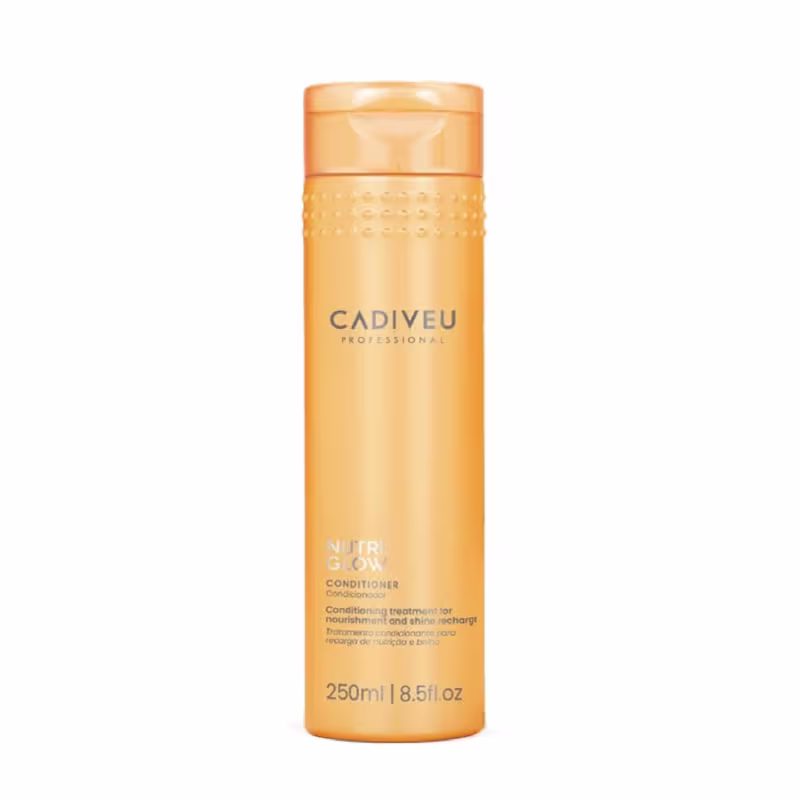 Kit Cadiveu Professional Nutri Glow - Shampoo & Condicionador 250ml + Fluído 215ml + Leave-In 150ml