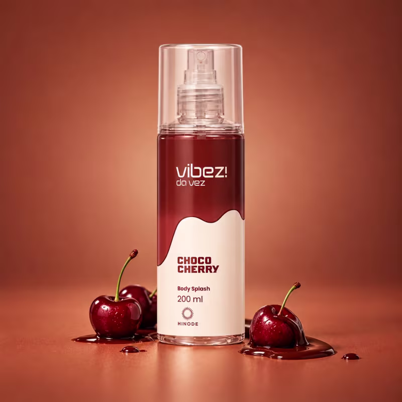 Kit 2 Body Splashes Vibez da Vez! Choco Cherry + Caramellow Kiss