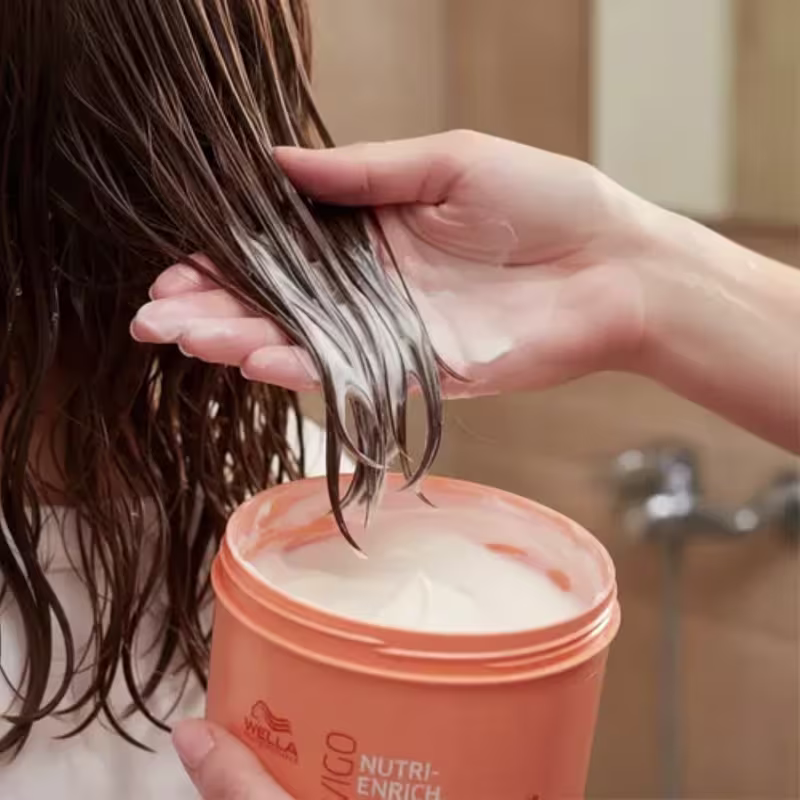 Kit Wella Cronograma Capilar Nutri-Enrich Fusion Salon + Oil Reflections (4 Produtos)