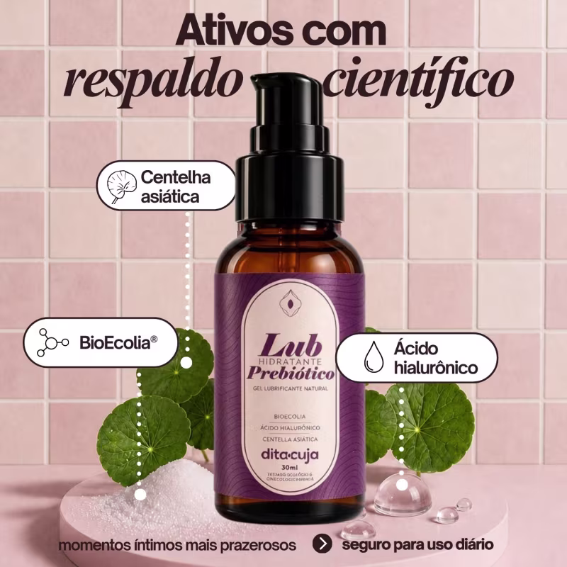 Kit 2x Mini Lubrificante Prebiótico Dita Cuja