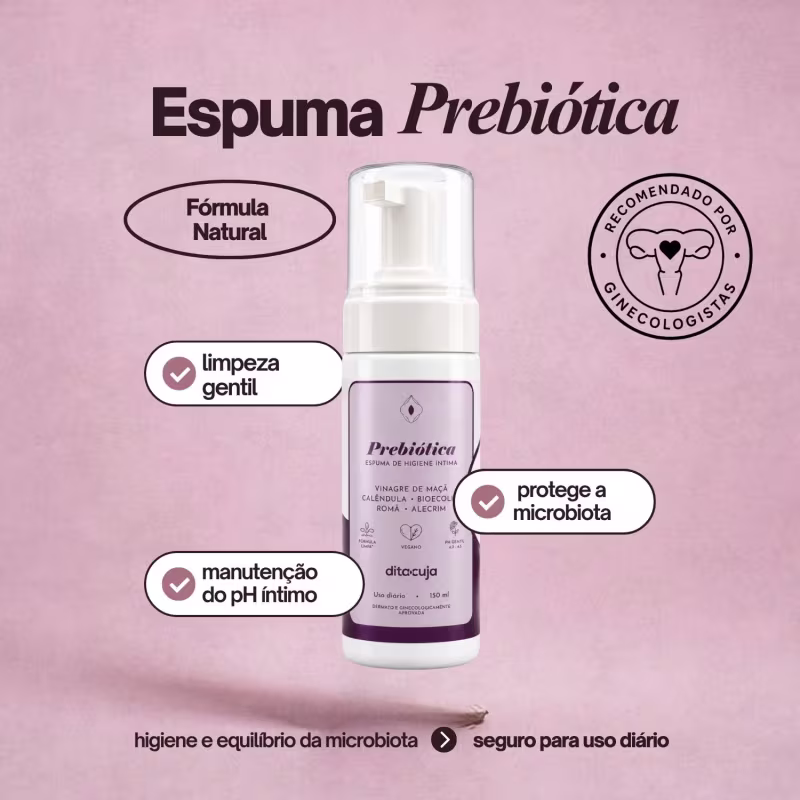 Kit Combo Conforto Intimo Lub Serum Espuma Dita Cuja