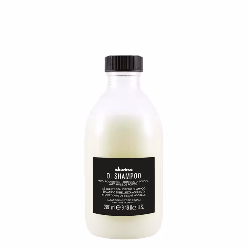 Kit Davines OI Shampoo 280ml + Condicionador 250ml + Soufflé 125ml