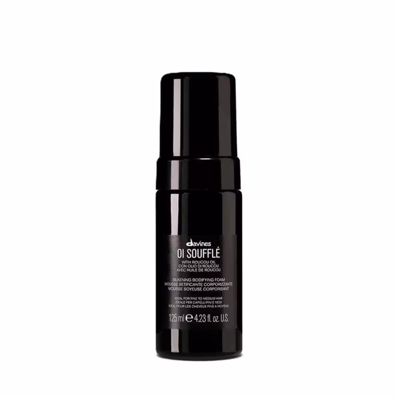 Kit Davines OI Shampoo 280ml + Condicionador 250ml + Soufflé 125ml