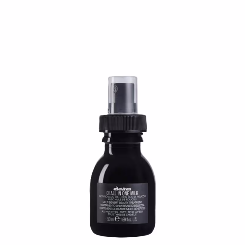 Kit Davines OI Shampoo 280ml + Condicionador 250ml + All In One Milk 50ml