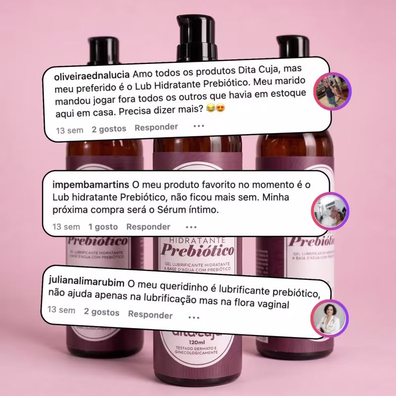 Kit Queridinhos Dita Cuja, Lub, Duo Revita e Sérum Íntimo