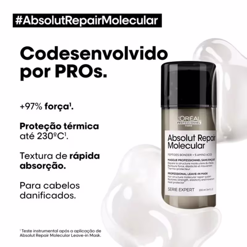 Ultimate Kit L'Oréal Professionnel Metal Absolut Repair Molecular Salon (5 Produtos)