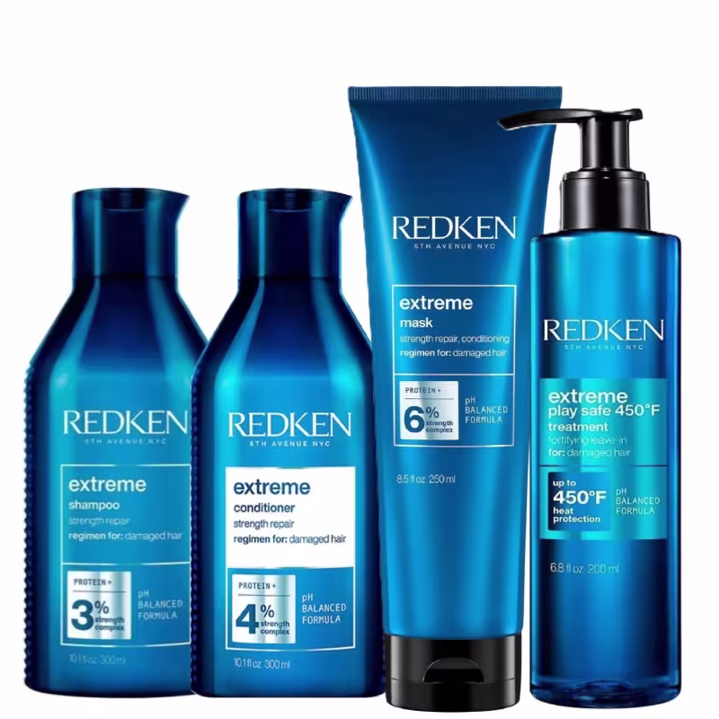 Quarteto Redken Extreme Pay Safe for Home (4 Produtos)