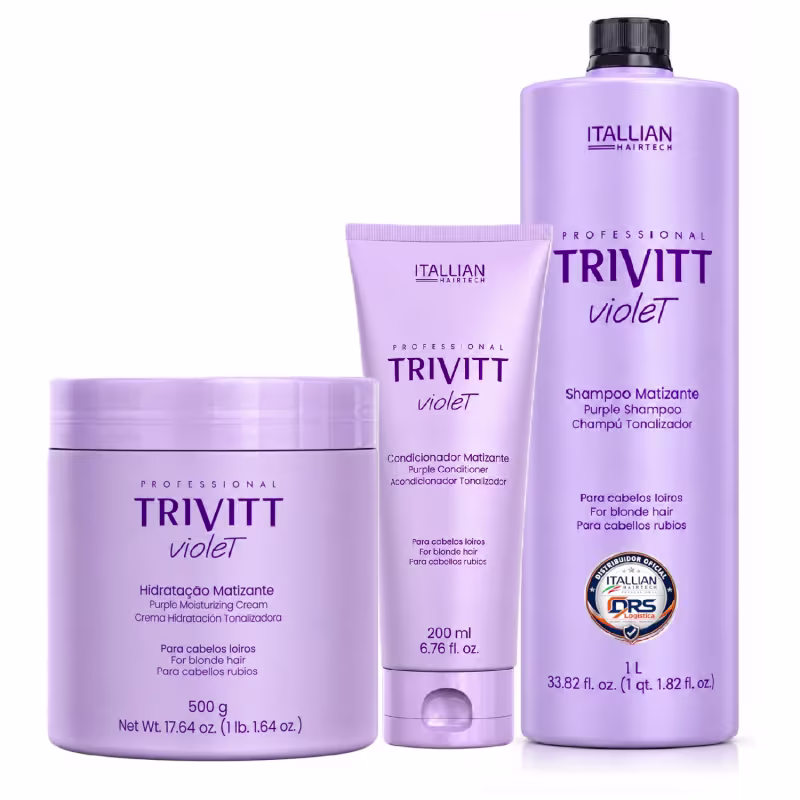 Kit Trivitt Hidratação Matizante Profissional (3 Itens)