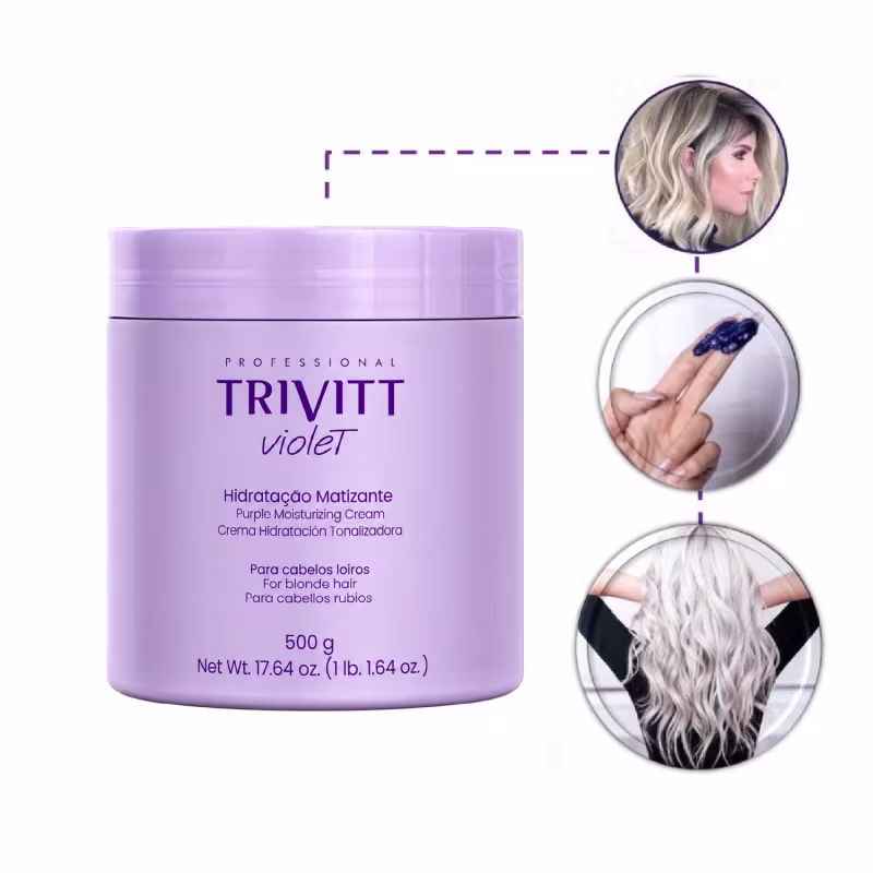 Kit Trivitt Hidratação Matizante Profissional (3 Itens)