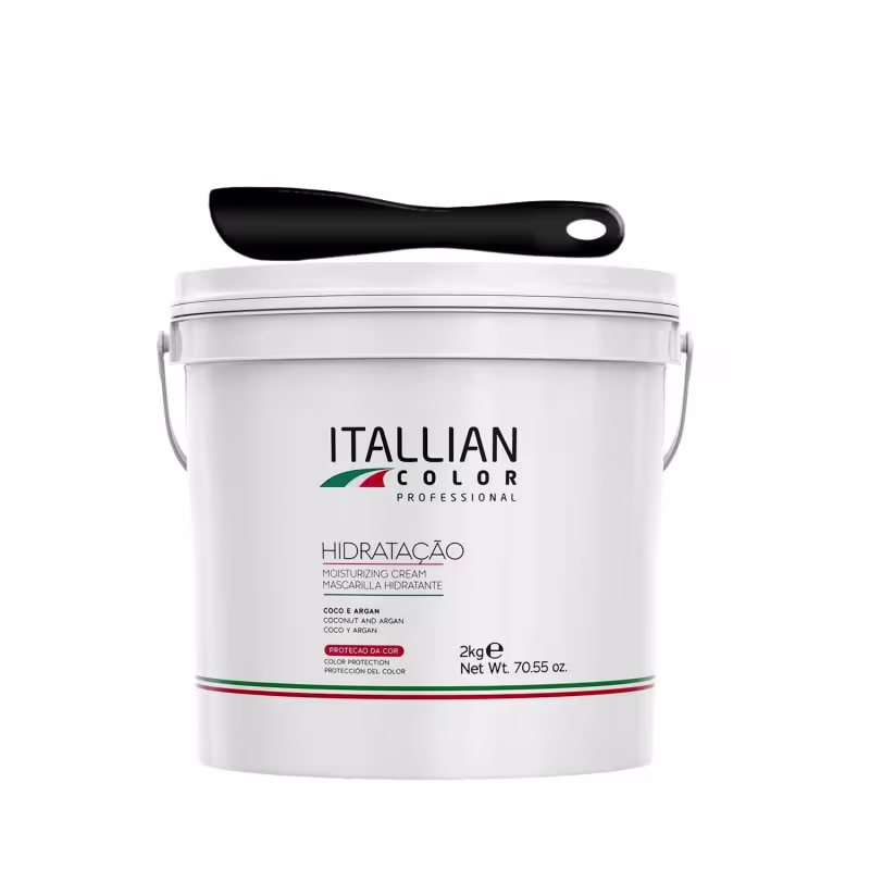 Tratamento Itallian Color Profissional Lavatório Sh 2,5L+ Cond 2.5L + Hidratação 2kg